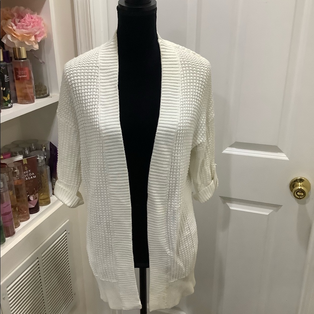 Quarter Length Sleeve Cardigan